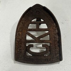 Antique Clamp Cast Iron Stand 1906